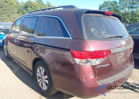 2014 Honda Odyssey Ex-L z USA, uszkodzony, nr VIN 5FNRL5H68EB127060